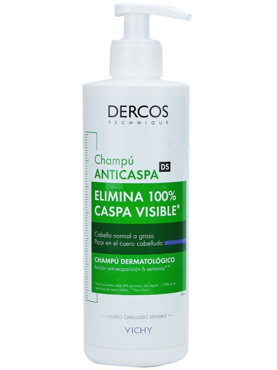 DERCOS CHAMPU ANTICASPA DS CABELLO NORMAL-GRASO  1 BOLSA 390 ML ECOPACK