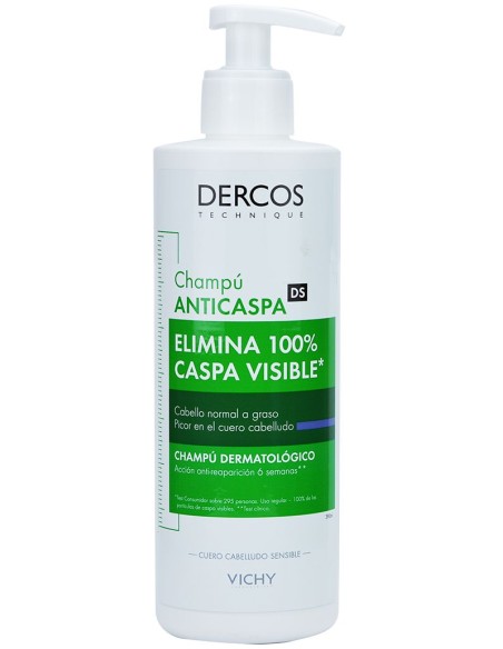 DERCOS CHAMPU ANTICASPA DS CABELLO NORMAL-GRASO  1 BOLSA 390 ML ECOPACK