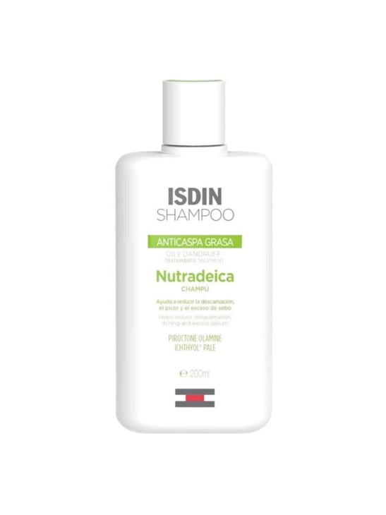 ISDIN SHAMPOO ANTICASPA NUTRADEICA GRASA  1 ENVASE 200 ML