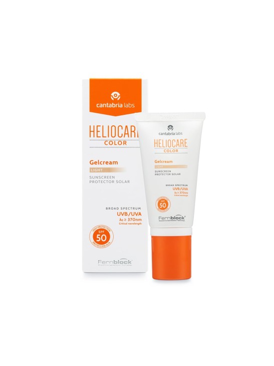 HELIOCARE COLOR GELCREAM SPF 50 PROTECTOR SOLAR  1 ENVASE 50 ML LIGHT