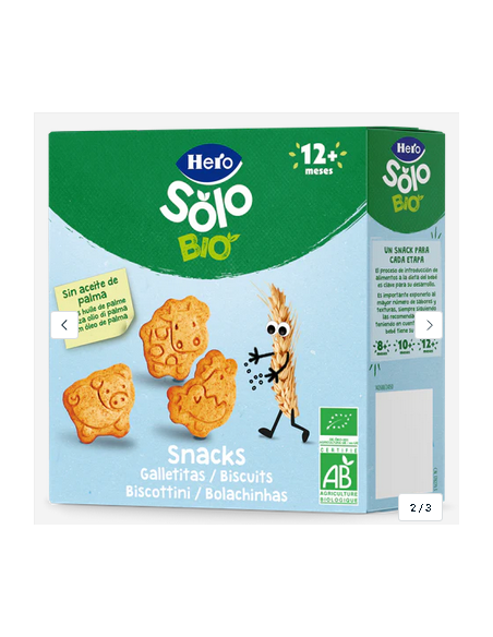 HERO SOLO BIO GALLETITAS ANIMALES 100G