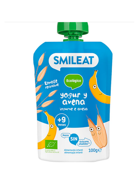 SMILEAT YOGURT Y AVENA 100G