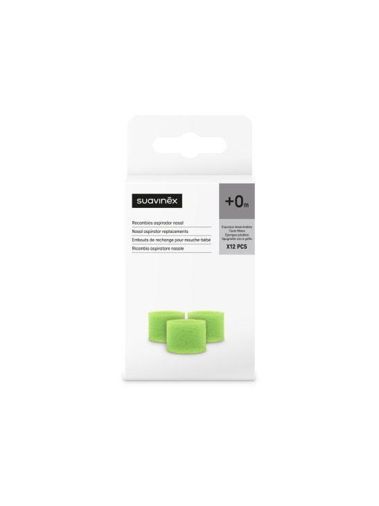 ASPIRADOR NASAL SUAVINEX 10 FILTROS DESECHABLES RECAMBIOS