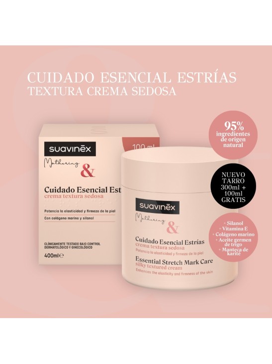 SUAVINEX CREMA CUIDADO ESENCIAL ESTRÍAS