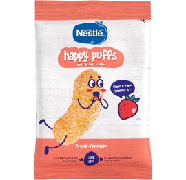 Nestlé Happy Puffs Maíz Fresa 28 g