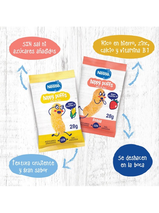 Nestlé Happy Puffs Maíz 28 g (2)