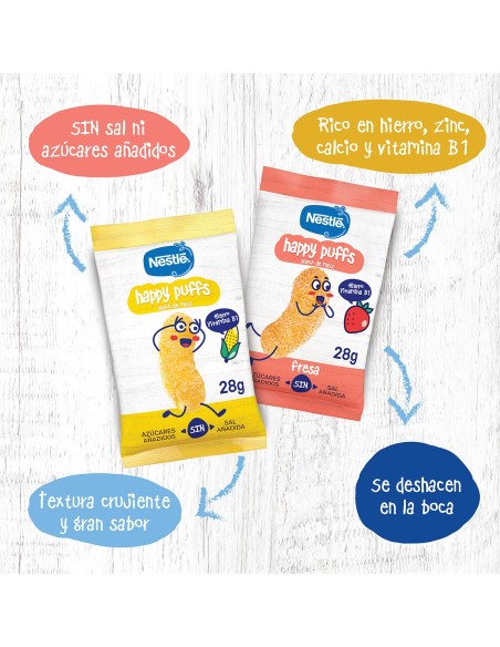 Nestlé Happy Puffs Maíz 28 g (2)