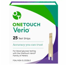Tiras Reactivas Glucemia OneTouch Verio – 25 unidades