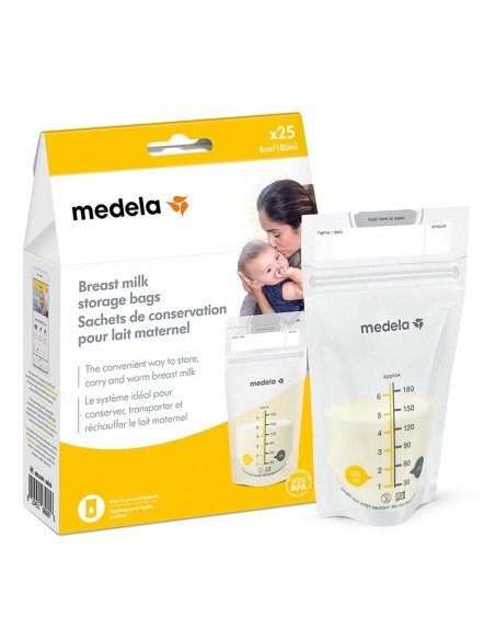 Medela Bolsas para Leche Materna – Pack 25 unidades