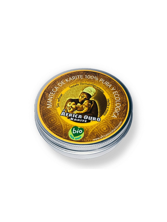 África Ouro Manteca de Karité Pura y Ecológica – 50 ml