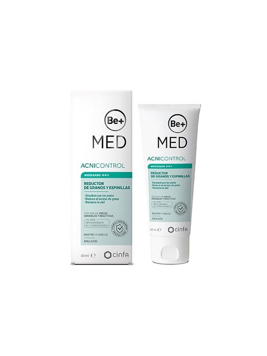 Be+ MED Acnicontrol Reductor de Granos y Espinillas Moderado (Neceser) – 40 ml
