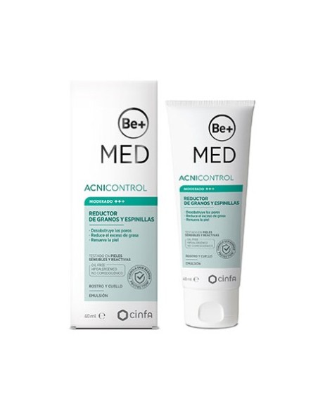 Be+ MED Acnicontrol Reductor de Granos y Espinillas Moderado (Neceser) – 40 ml