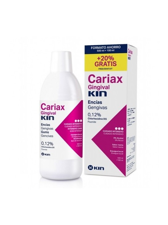Cariax Gingival Enjuague Bucal 500 ml + 100 ml