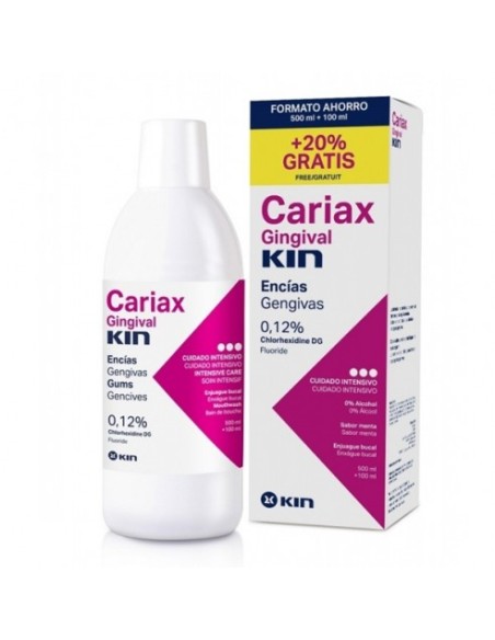 Cariax Gingival Enjuague Bucal 500 ml + 100 ml
