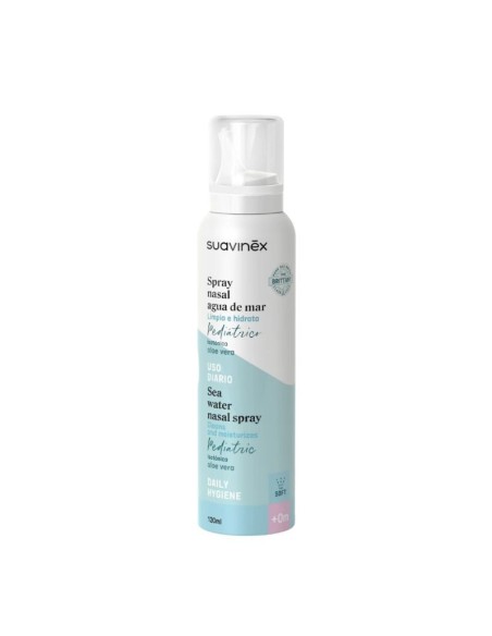 Suavinex Spray Nasal Agua de Mar Pediátrico con Aloe Vera +0 meses | 120 ml