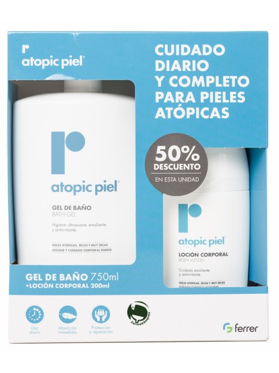 Atopic Piel Hidratación y Higiene Pack Gel + Loción