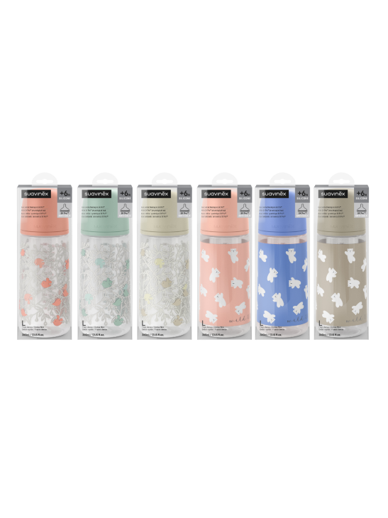 Suavinex Biberón con Tetina Silicona Fisiológica Flujo L – 360 ml (2)