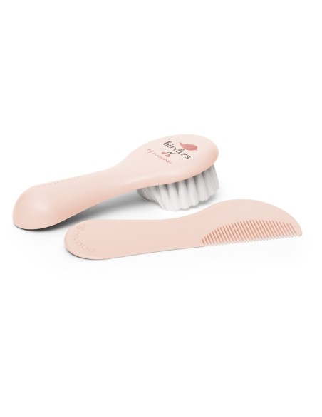 CEPILLO Y PEINE INFANTIL SOFT SUAVINEX ROSA DECORADO