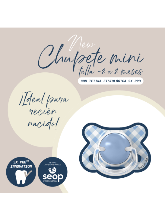 Suavinex Chupete Silicona Fisiológico Fusion 0-2 Meses 2 Unidades