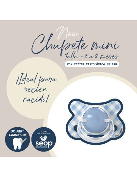 Suavinex Chupete Silicona Fisiológico Fusion 0-2 Meses 2 Unidades
