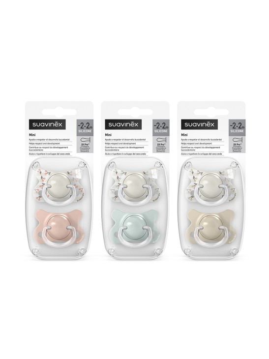 Suavinex Chupete Silicona Fisiológico Fusion 0-2 Meses 2 Unidades