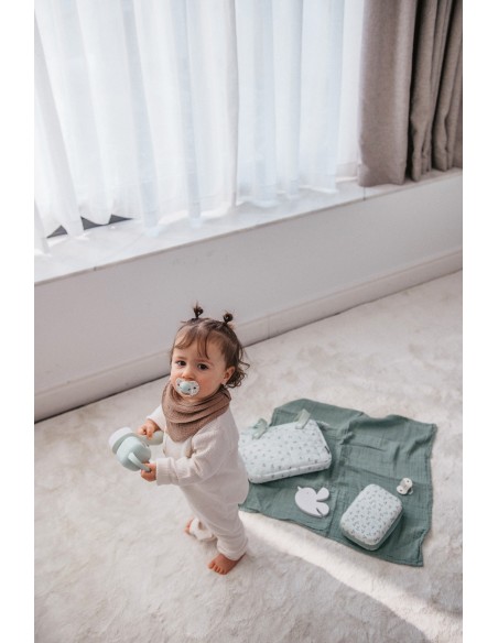 Suavinex Canastilla Baby Care Mini Bag Set Verde | Kit cuidado del bebé (5)