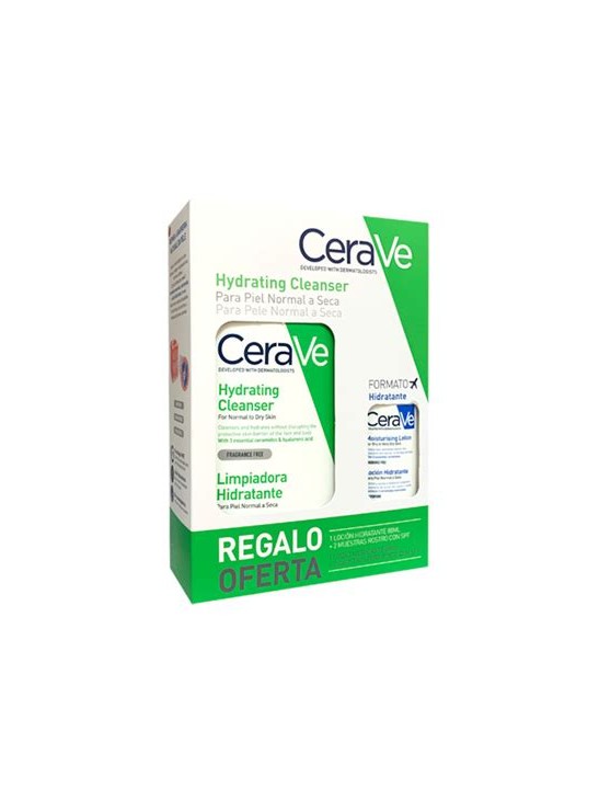 CeraVe Pack Limpiadora Hidratante + Loción Hidratante Rostro