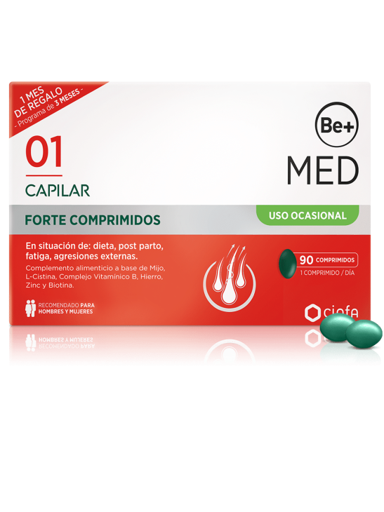 Be+ Med Capilar Uso Ocasional Forte 90 comprimidos