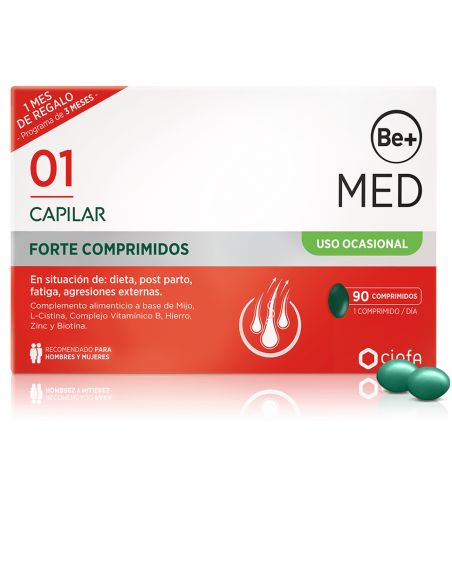 Be+ Med Capilar Uso Ocasional Forte 90 comprimidos
