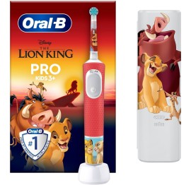 CEPILLO DENTAL ELECTRICO RECARGABLE INFANTIL ORAL-B VITALITY PRO KIDS 3+ LION KING + TC 1 UNIDAD