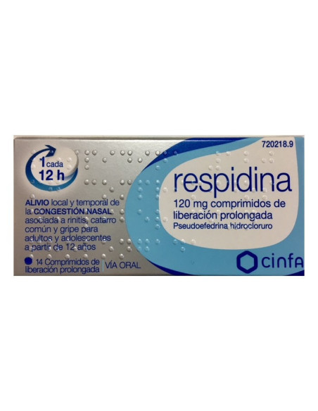 Respidina 120 mg comprimidos de liberacion prolongada (1)