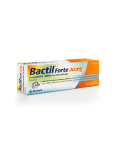 Bactil forte 20 mg comprimidos recubiertos con pelicula