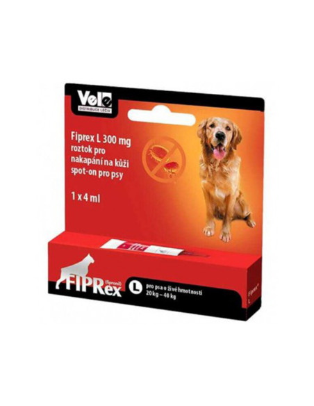 Fiprex 300 mg solucion spot-on para perros grandes 1 pipeta 4 ml