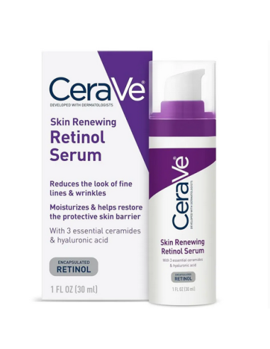 CeraVe sérum retinol 30 ml envase tratamiento facial antiimperfecciones y arrugas