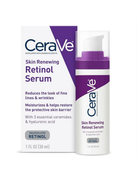 CeraVe sérum retinol 30 ml envase tratamiento facial antiimperfecciones y arrugas