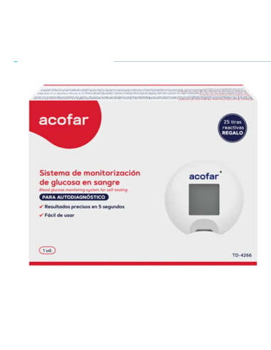 ACOFAR SISTEMA DE MONITORIZACION DE GLUCOSA EN SANGRE