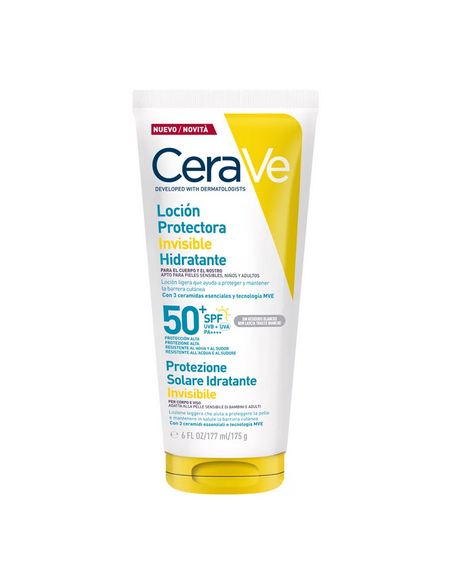 CERAVE LOCION PROTECTORA INVISIBLE HIDRATANTE SPF50 177ML