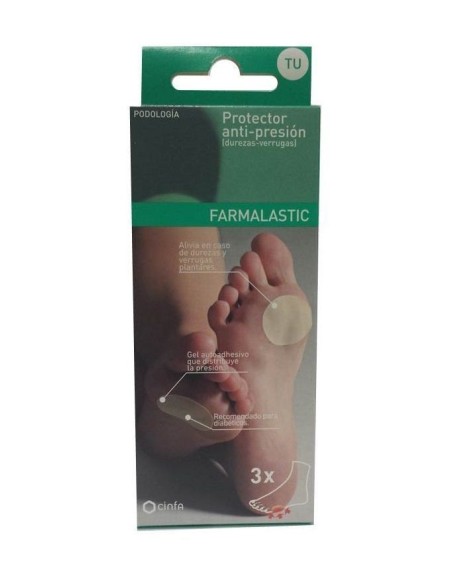 FARMALASTIC DUREZAS Y VERRUGA PLANTAR PROTECTOR